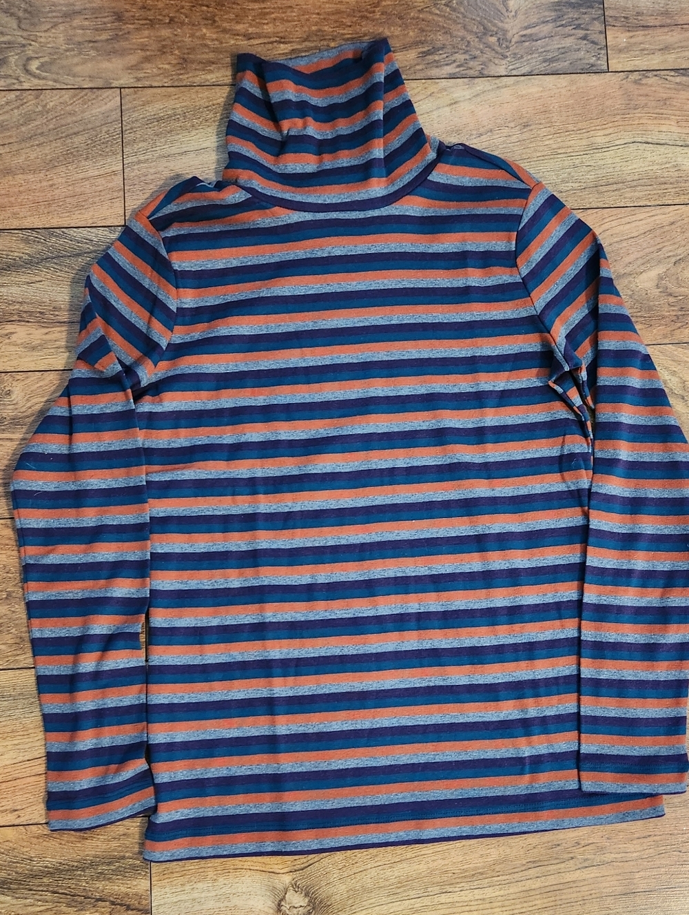 Eddie Bauer Ladies Striped Turtleneck , Size L